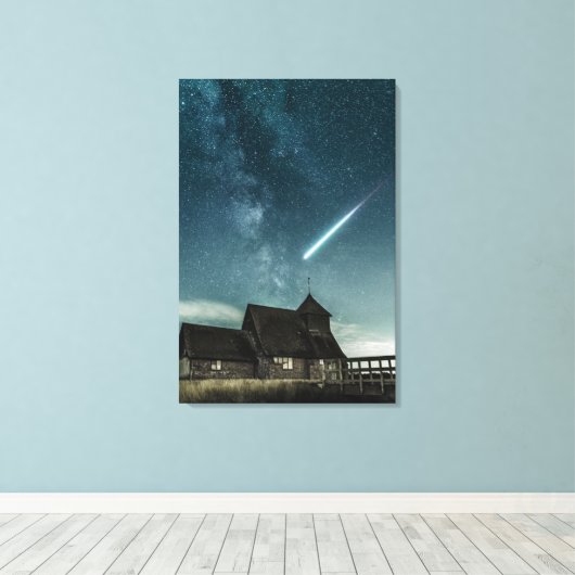 Hübscher Raum Leinwanddruck (Insitu (Holzboden))