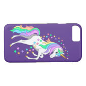 Hübscher Regenbogen-Aufzuchtbetrieb Einhornfallen Case-Mate iPhone Hülle (Rückseite (Horizontal))