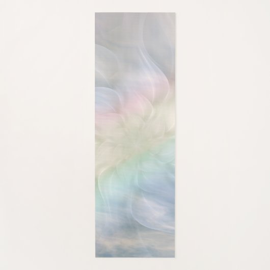 Hübscher Regenbogen-BlumeMandalaentwurf Yogamatte (Vorderseite)