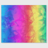 Hübscher Regenbogen 🌈 Marmor Geschenkpapier (Flach)