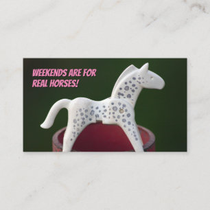 Hübscher Reitunterricht Visitenkarte