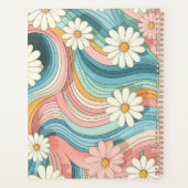 Hübscher Retro Daisy Blume Power Name Planer (Rückseite)