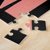 Hübscher Retro-Pop Art XOXO Puzzle (Seite)