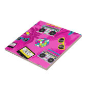 Hübscher rosa 80er fliese (Seite)