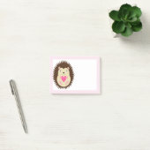 Hübscher rosa Baby-Igel Post-it Klebezettel (Büro)