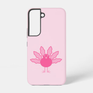 Hübscher rosa Baby-Mädchen-Erntedank-Truthahn Samsung Galaxy Hülle