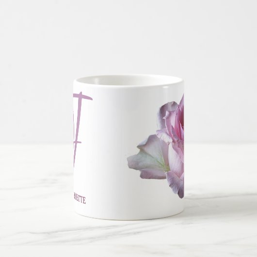 Hübscher rosa Blumenboho, individueller Juliettenn Kaffeetasse (Mittel)