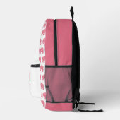 Hübscher rosa Elefant  Bedruckter Rucksack (Rechts)
