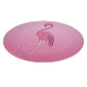 Hübscher rosa Flamingo Schneidebrett (Ecke)