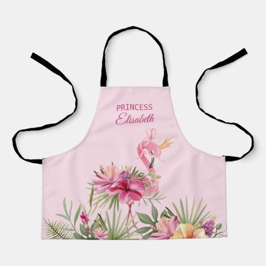 Hübscher Rosa Flamingo Schürze (Vorderseite)