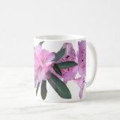 Hübscher rosa Frühling, Blütenblüte Kaffeetasse (VorderseiteRechts)
