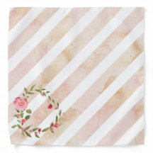 Hübscher, rosa gestreifter Rose-Herzkranzhund