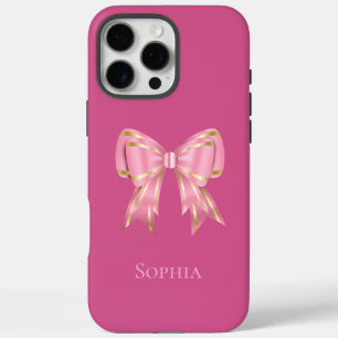 Hübscher rosa Goldbock iPhone 16 Pro Max Hülle
