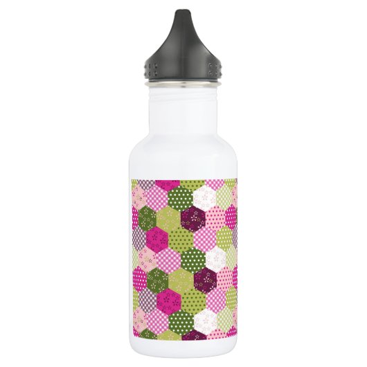 Hübscher rosa grüner edelstahlflasche (Links)