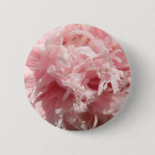 Hübscher, rosa Mohnknopf Button (Vorderseite)
