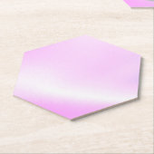 Hübscher rosa Papier-Untersetzer Untersetzer (angewinkelt)