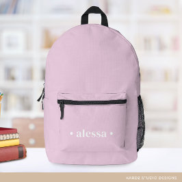 Hübscher Rosa-Personalisierter Rucksack für Mädche