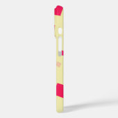 Hübscher rosa Platz Confetti Fügen Sie Ihrem Mädch Case-Mate iPhone Hülle (Rückseite / Links)