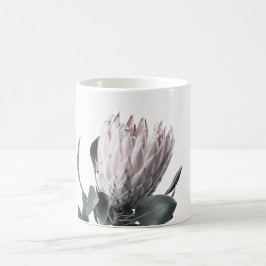Hübscher rosa Protea Kaffeetasse (Mittel)