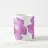 Hübscher Rosa Rosa-Blütenname Kaffeetasse (Mittel)