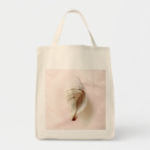 Hübscher rosa Seashell-Bio Taschen-Tasche Tragetasche (Vorne)