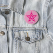 Hübscher rosa Stern Button (Beispiel)