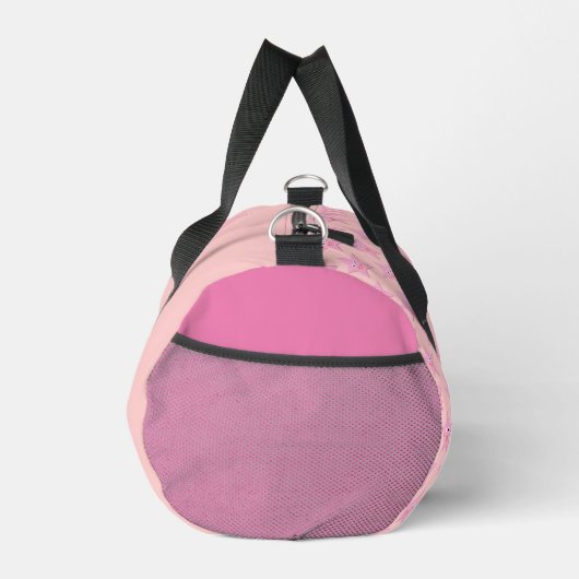 Hübscher rosa Stern Gemustert Duffle Bag (Rechts)
