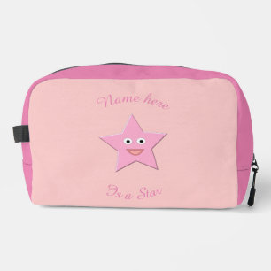 Hübscher rosa Stern Gemustert Waschbeutel