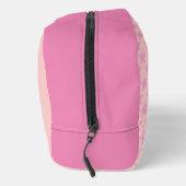 Hübscher rosa Stern Gemustert Waschbeutel (Rechts)