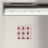 hübscher rosa und lila Mustermagnet Magnet (In Situ (Geschirrspüler))