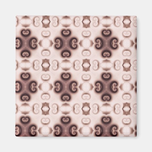 hübscher rosa und lila Mustermagnet Magnet (Vorne)