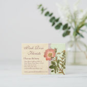 Hübscher Rosengarten Florenz Visitenkarte (Stehend Vorderseite)