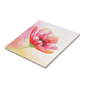 Hübscher Roter Garten Blume Fliese (Seite)