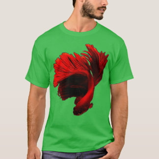 Hübscher Roter Halbmond Betta T-Shirt