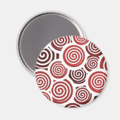 Hübscher roter Magnet (Vorderseite/Rückseite)