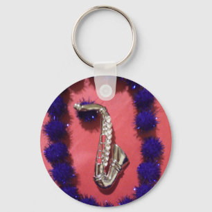 Hübscher Saxophone Schlüsselanhänger