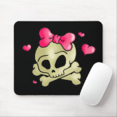 Hübscher Schädel Mousepad (Mit Mouse)