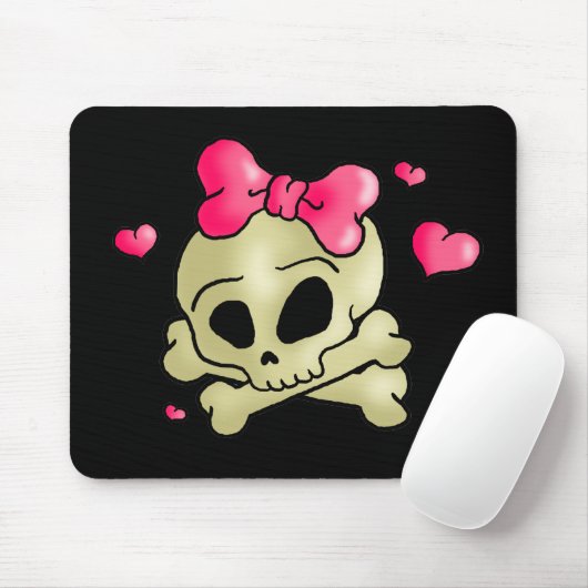Hübscher Schädel Mousepad (Mit Mouse)