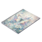 Hübscher Schmetterling auf Blume Notizblock (Linke Seite)