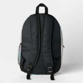 Hübscher Schmetterling Bunt Bedruckter Rucksack (Rückseite)