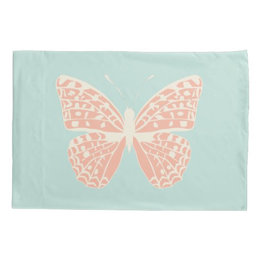 Hübscher Schmetterling Kissenbezug (Rückseite)