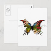 Hübscher Schmetterling Postkarte (Vorne/Hinten)