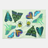 Hübscher Schmetterling und Moth Kitchen Handtuch (Horizontal)