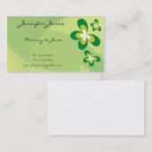 Hübscher Schmetterlings-nennende Karte (Vorne/Hinten)