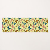 Hübscher Schmetterlingsfeder Yogamatte (Rückseite (Horizontal))