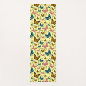 Hübscher Schmetterlingsfeder Yogamatte (Vorderseite)