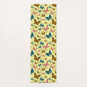 Hübscher Schmetterlingsfeder Yogamatte (Rückseite)