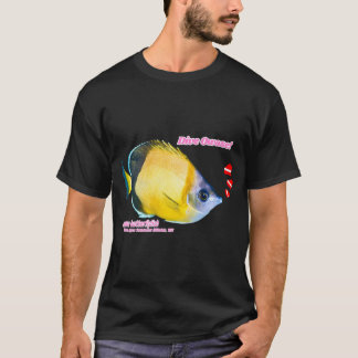 Hübscher Schmetterlingsfisch Ausschnittdruck T-Shirt