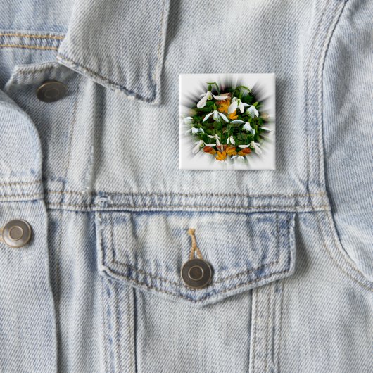 Hübscher Schneefall Button (Beispiel)