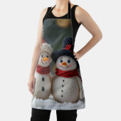 hübscher Schneemann zusammen Schürze (InSitu)